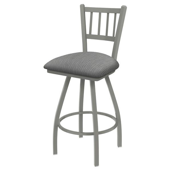 Holland Bar Stool Co 25" Swivel Counter Stool, Nickel Finish, Graph Seat X810 - main